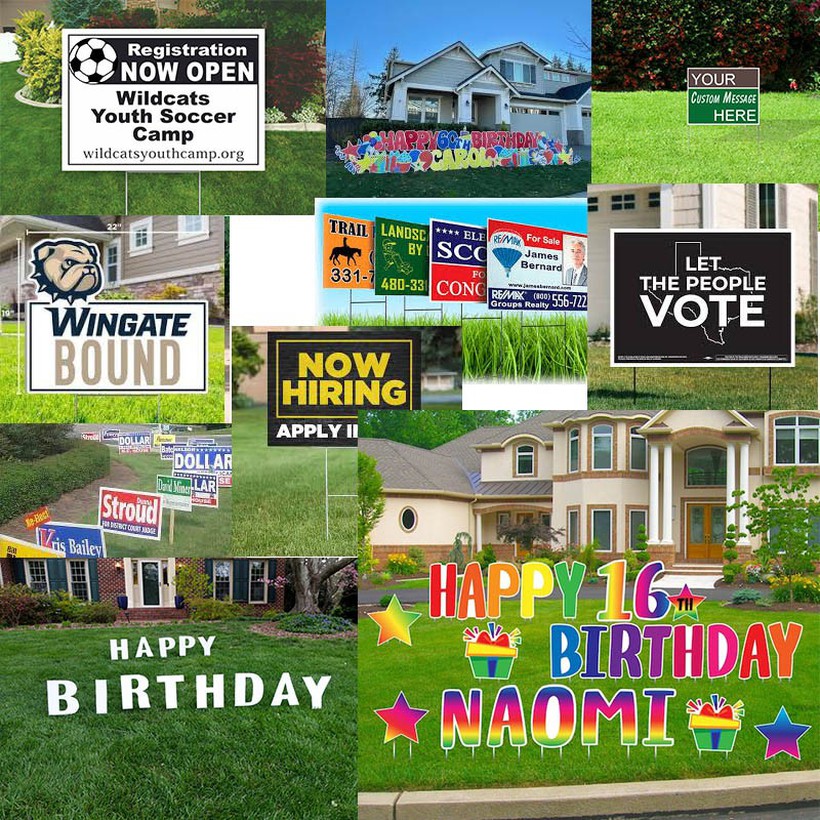 corrugated plastic yard sign corrugated plastic yard sign