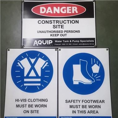 Sinjali tas-Sigurtà tas-Sit tal-Kostruzzjoni