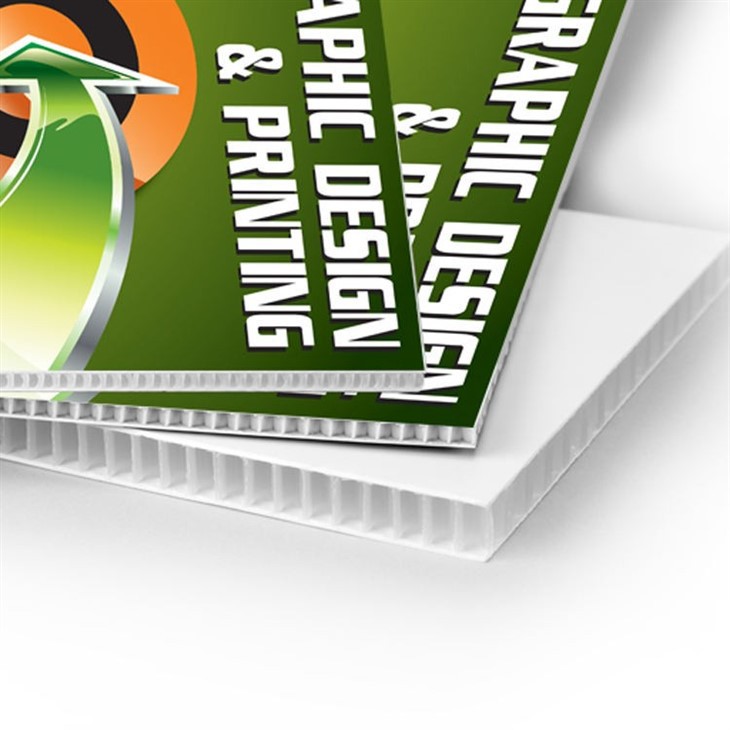 Customized Corrugated Plastics Lawn Yard Sign