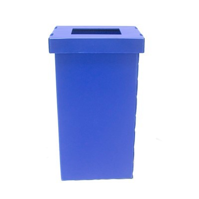 Bin tar-riċiklaġġ tal-plastik korrugat tad-dar